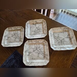 222 Fifth "Love Poem" Appetizer Plates (Set Of 4)